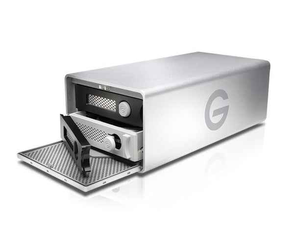 G-RAID Thunderbolt 3 / USB3 with removable dual drive side view